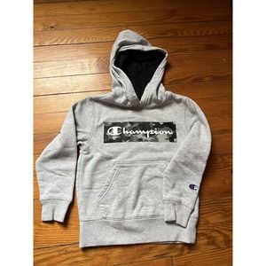 Grey Champion Pullover Hoodie Size 5 Kids